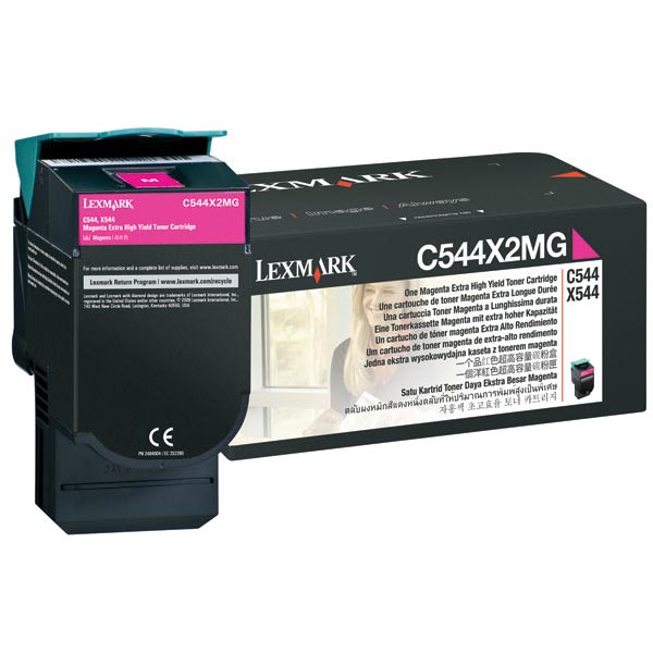 Lexmark C544X2MG OEM Magenta Toner Cartridge