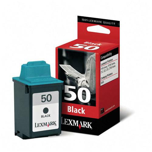 Lexmark 17G0050 (Lexmark #50) OEM Black Inkjet Cartridge