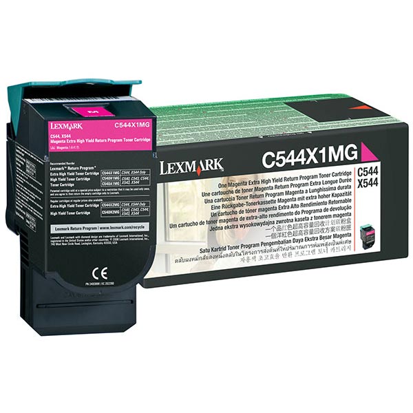 Lexmark C544X1MG OEM Magenta Toner Cartridge