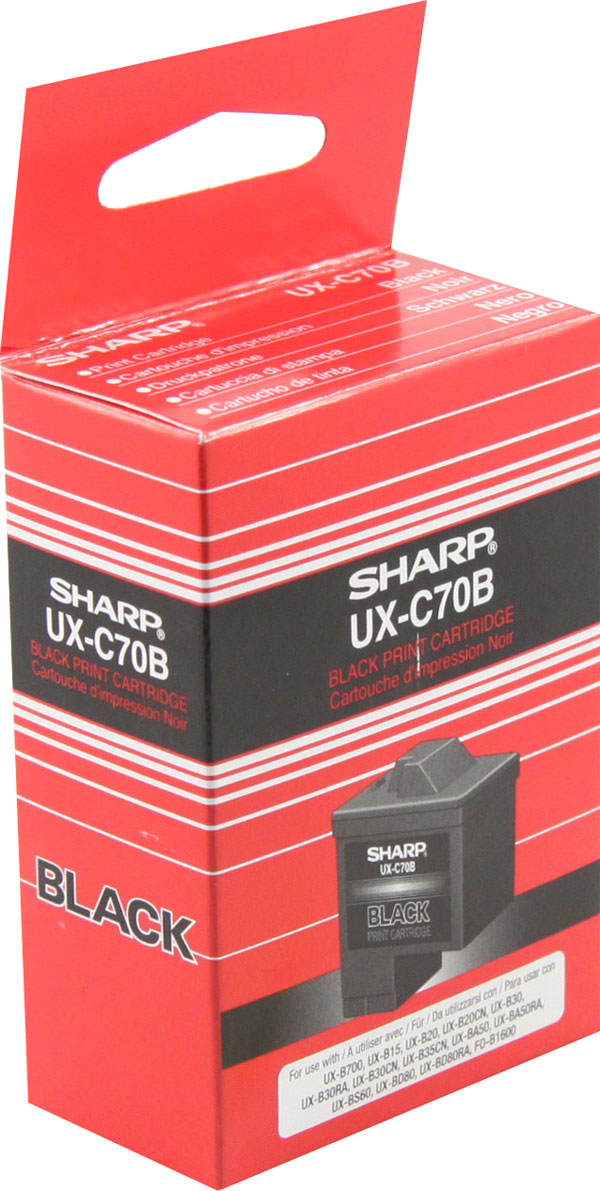 Sharp UX-C70B OEM Black Inkjet Cartridge