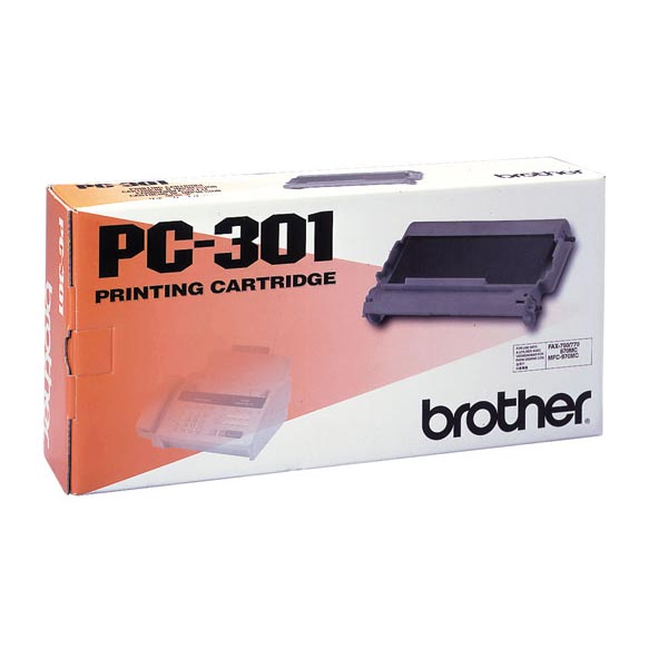 Brother PC-301 OEM Black Thermal Fax Cartridge