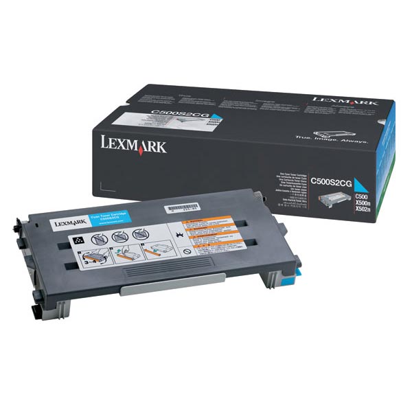 Lexmark C500S2CG OEM Cyan Laser Toner Cartridge