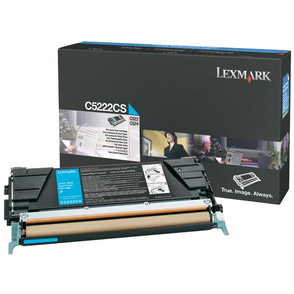 Lexmark C5222CS OEM Cyan Toner Cartridge