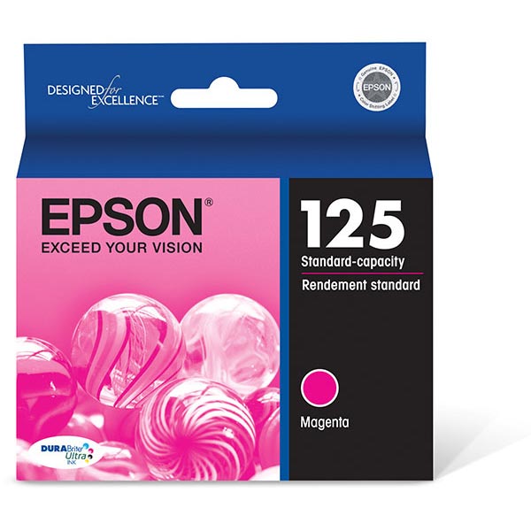 Epson T125320 (Epson 125) OEM Magenta Inkjet Cartridge