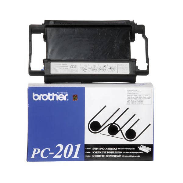 Brother PC-201 OEM Black Thermal Fax Cartridge