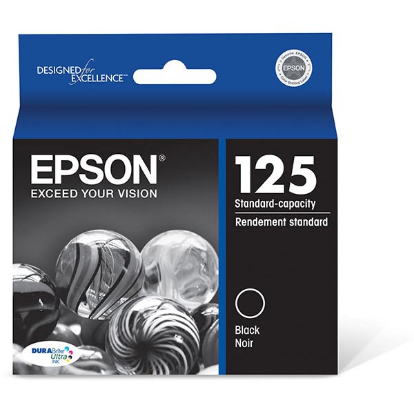 Epson T125120 (Epson 125) OEM Black Inkjet Cartridge