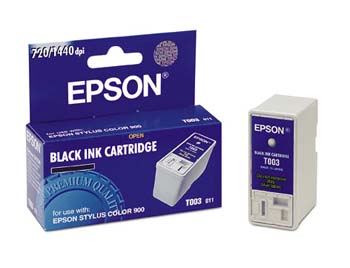 Epson T003011 (Epson 3) OEM Black Inkjet Cartridge