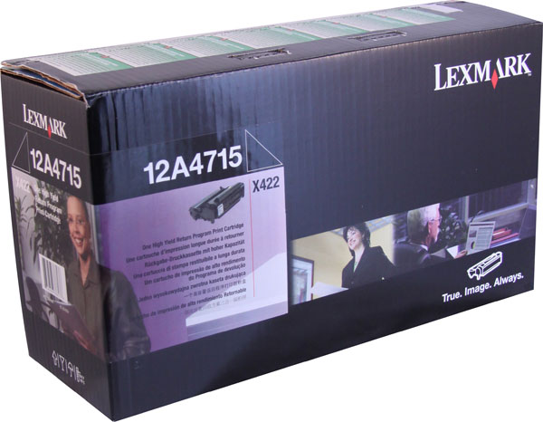 Lexmark 12A4715 OEM Black Toner Cartridge