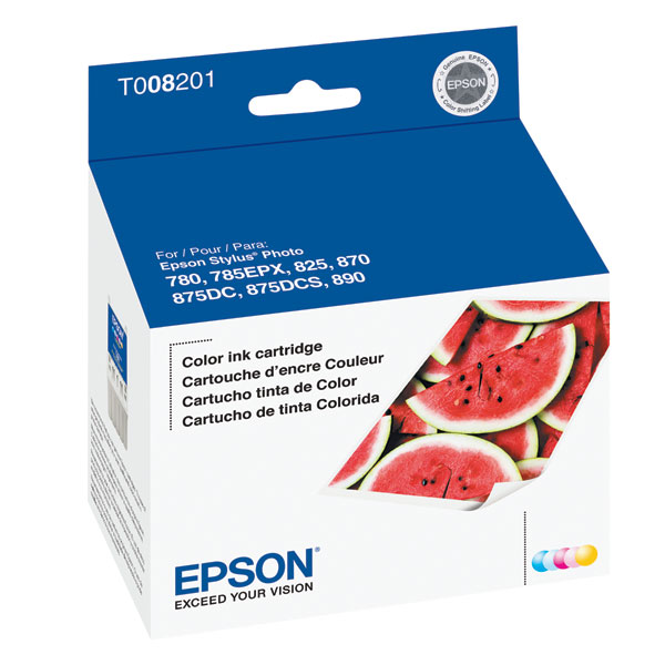 Epson T008201 (Epson 8) OEM 5Color Inkjet Cartridge