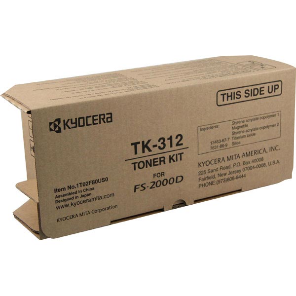 Kyocera Mita 1T02F80US0 (TK-312) OEM Black Toner