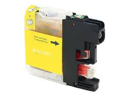 Premium LC-101Y Compatible Brother Yellow Inkjet Cartridge