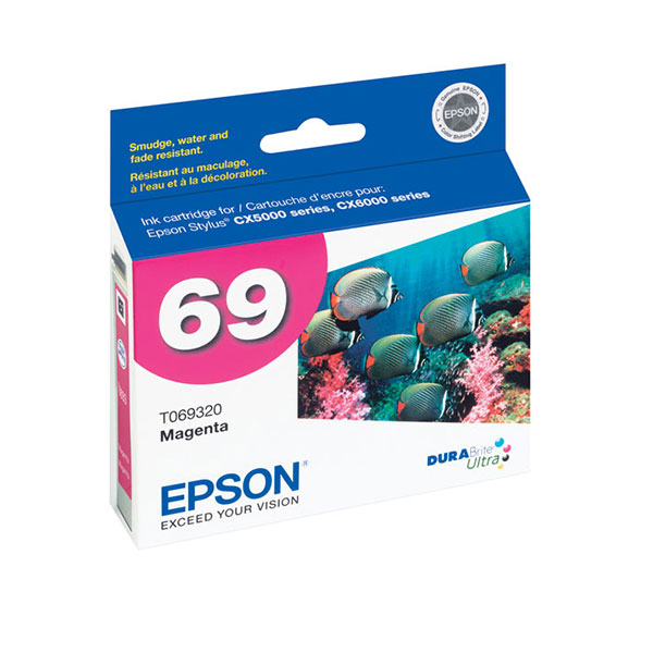Epson T069320 (Epson 69) OEM Magenta Inkjet Cartridge
