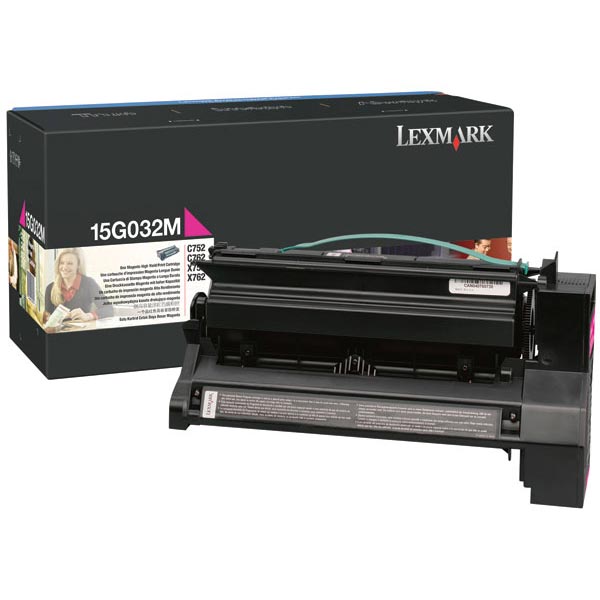 Lexmark 15G032M OEM Magenta Print Cartridge