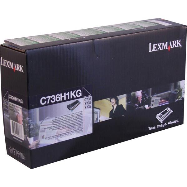 Lexmark, IBM C736H1K (24B5807) OEM High Yield Black Toner Cartridge
