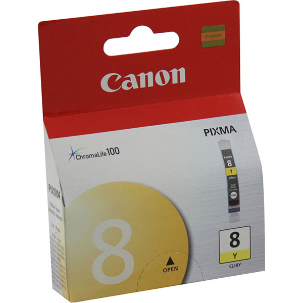 Canon 0623B002 (CLI-8Y) OEM Yellow Inkjet Cartridge