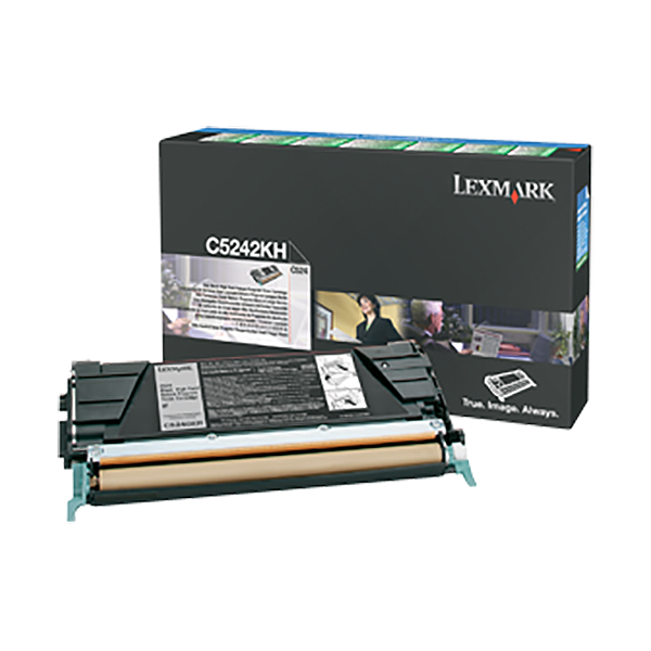 Lexmark C5242KH OEM Black Laser Toner Cartridge