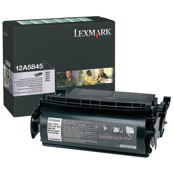 Lexmark 12A5845 OEM Black Toner Cartridge