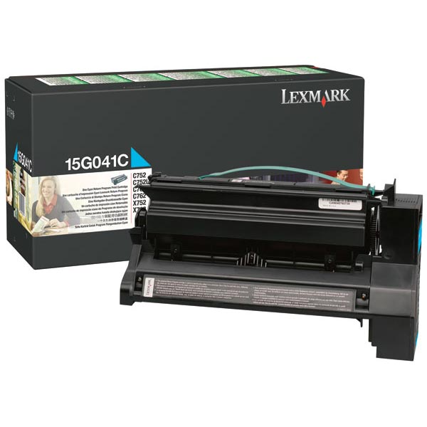 Lexmark 15G041C OEM Cyan Print Cartridge