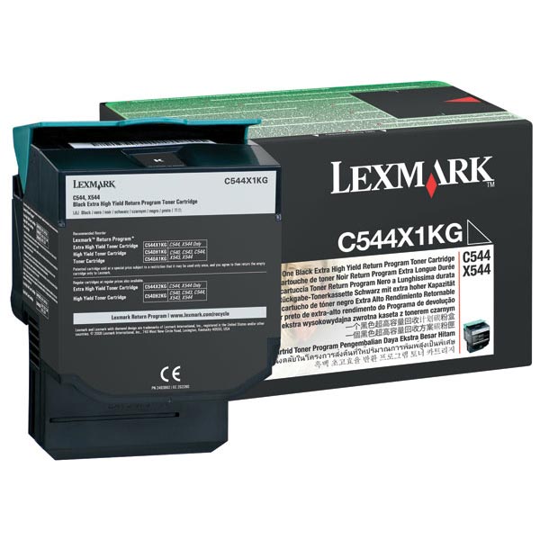 Lexmark C544X1KG OEM Black Toner Cartridge