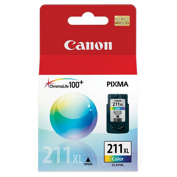 Canon 2975B001 (CL-211XL) OEM Color Ink Cartridge
