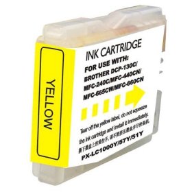 Premium LC-51Y Compatible Brother Yellow Inkjet Cartridge