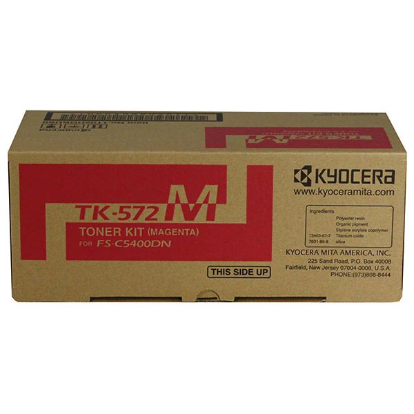 Kyocera Mita 1T02HGBUS0 (TK-572M) OEM Magenta Toner Cartridge