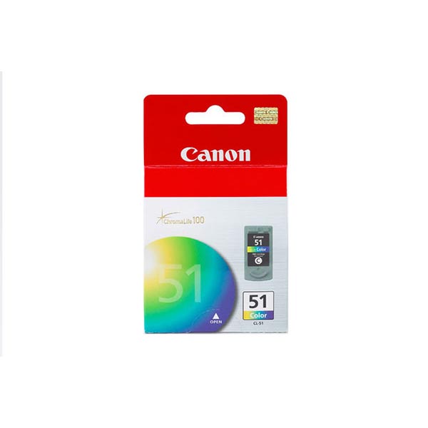 Canon 0618B002 (CL-51) OEM Tri-Color Inkjet Cartridge