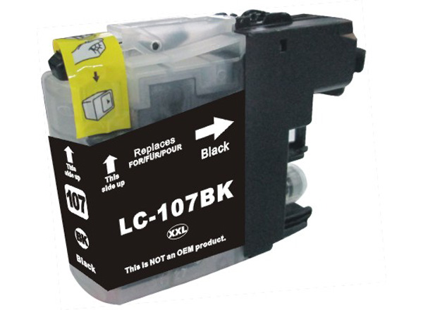 Premium LC-107BK Compatible Brother Black Ink Cartridge