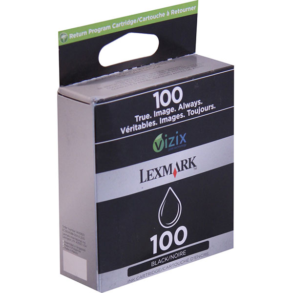 Lexmark 14N0820 (Lexmark #100) OEM Black Ink Cartridge