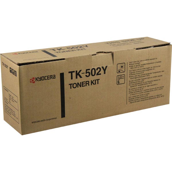 Kyocera Mita 370PD3KM (TK-502Y) OEM Yellow Toner