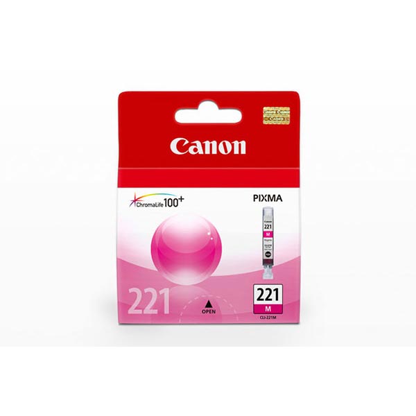 Canon 2948B001 (CLI-221M) OEM Magenta Inkjet Cartridge