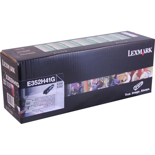 Lexmark E352H41G OEM High Yield Black Toner Printer Cartridge