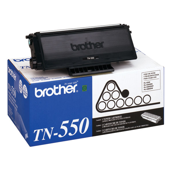 Brother TN-550 OEM Black Toner Cartridge