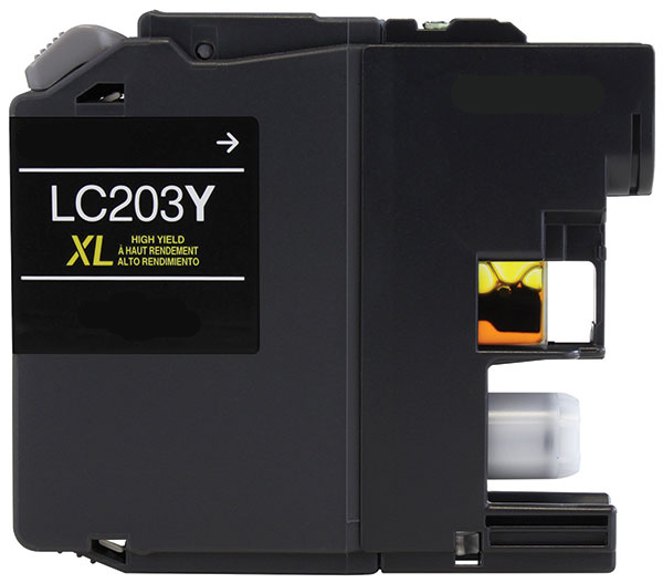 Premium LC-203Y Compatible Brother Yellow Inkjet Cartridge