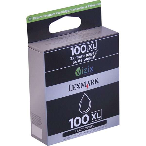 Lexmark 14N1068 (Lexmark #100XL) OEM Black Ink Cartridge