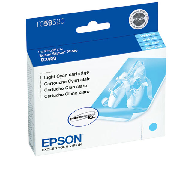 Epson T059520 (Epson 59) OEM Light Cyan Inkjet Cartridge