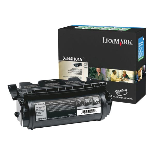 Lexmark X644H01A OEM Black Print Cartridge