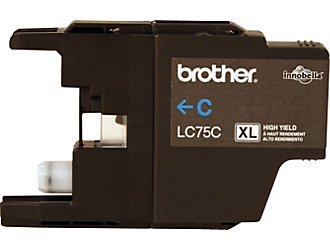 Premium LC-75C Compatible Brother Cyan Inkjet Cartridge