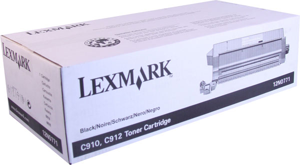 Lexmark 12N0771 OEM Black Toner Cartridge