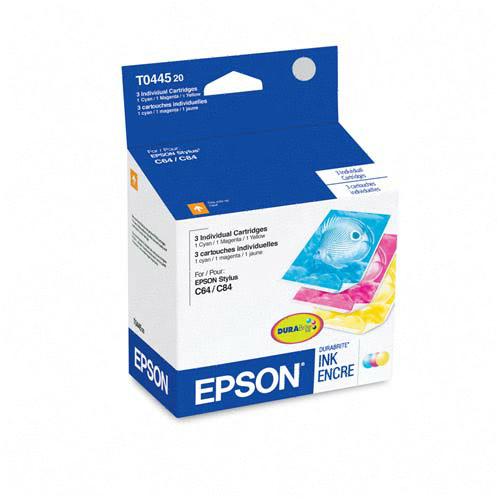 Epson T044520 (Epson 44) OEM Yellow, Magenta, Cyan Ink Cartridge (Multi-pack)