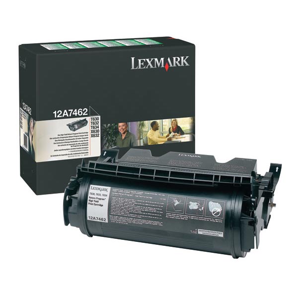 Lexmark 12A7462 OEM Black Toner Cartridge