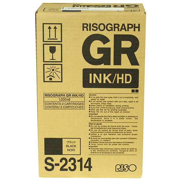 Risograph S-2314 OEM Black Inkjet Cartridge