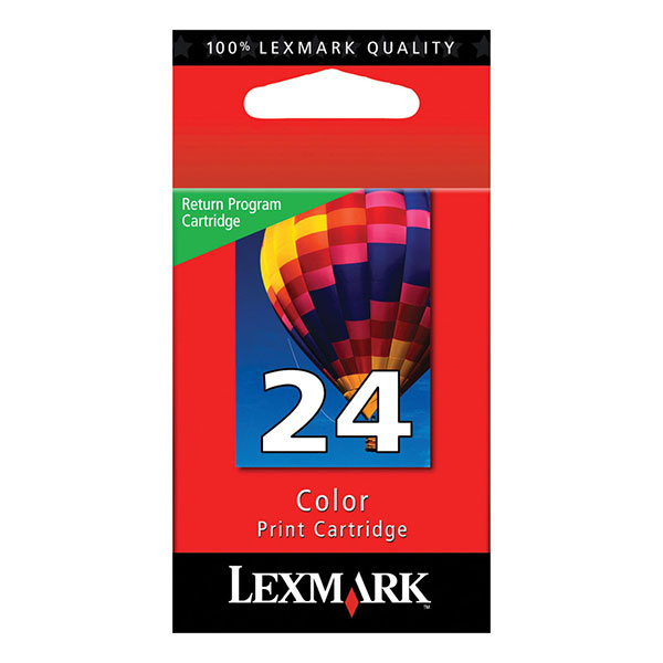 Lexmark 18C1524 (Lexmark #24) OEM Tri-Color Inkjet Cartridge