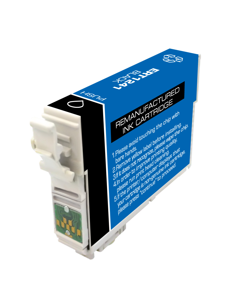 Premium T124120 (Epson 124) Compatible Epson Black Inkjet Cartridge