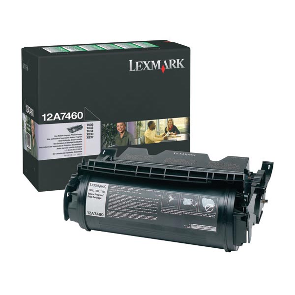 Lexmark 12A7460 OEM Black Toner Cartridge