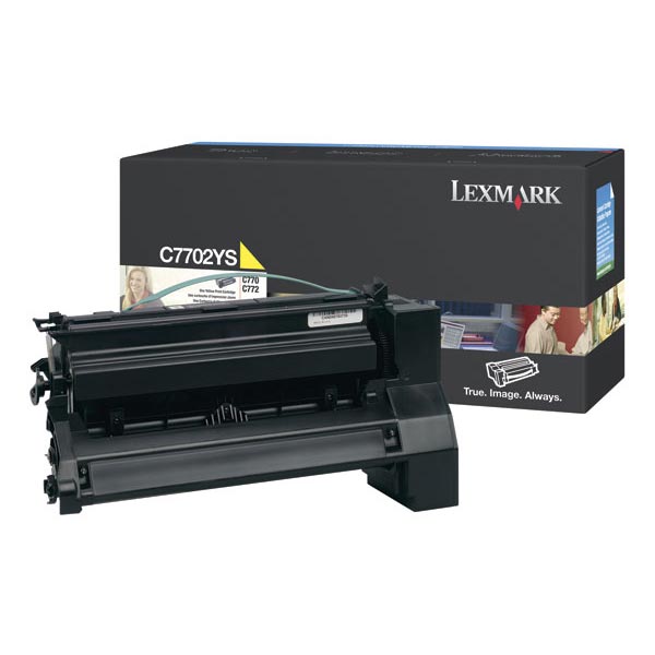 Lexmark C7702YS OEM Yellow Print Cartridge