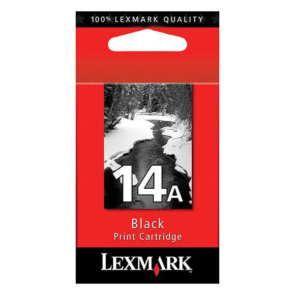 Lexmark 18C2080 (Lexmark #14) OEM Black Inkjet Cartridge