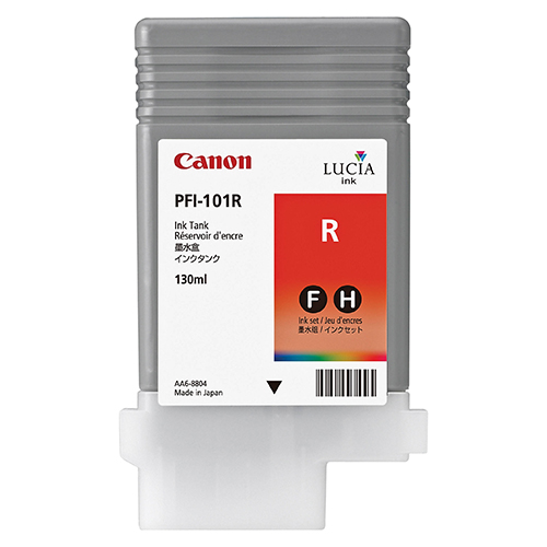 Canon 0889B001AA (PFI-101R) OEM Red Inkjet Cartridge