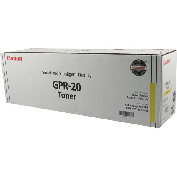 Canon 1066B001AA (GPR-20) OEM Yellow Laser Toner