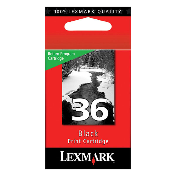 Lexmark 18C2130 (Lexmark #36) OEM Black Inkjet Cartridge